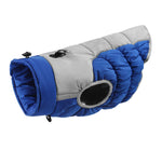 Dog clothes autumn and winter warm waterproof windproof vest traction reflective cotton coat Shiba Inu golden retriever medium and large thick