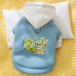 Cat autumn and winter trendy cool style drawstring hooded sweatshirt cat small and medium dogs hairless cat Teddy pet cat clothes