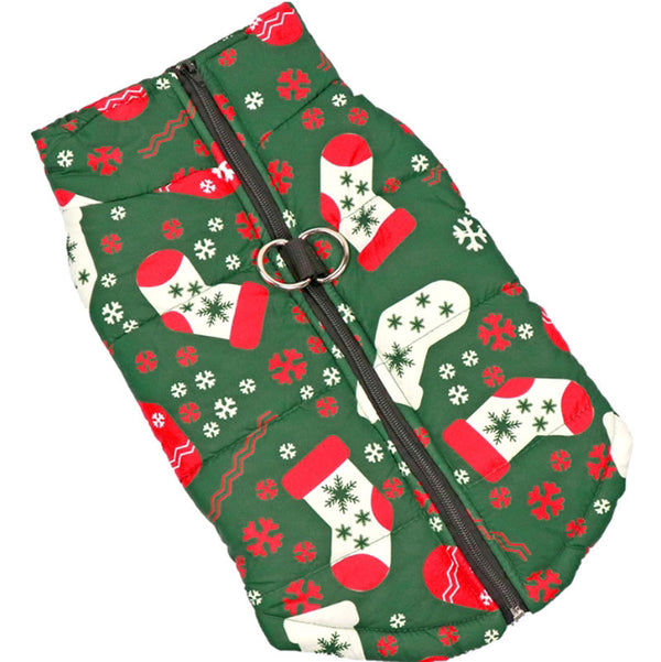 Dog clothes winter warm down jacket Shiba Inu Golden Retriever Samoyed medium and large dog pet clothes autumn and winter style