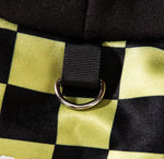 New autumn and winter corgi dog plaid print hooded sweatshirt trendy black cool warm clothes dog clothes