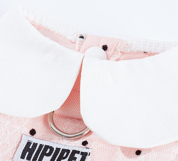 New pet clothing Yorkshire Terrier Bichon autumn thin traction ladies dress dog clothes