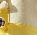 Cartoon cute little bear dog chest bag cat bag outing portable bag dog backpack