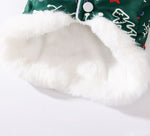 Autumn and winter dog three-dimensional accessories Christmas cotton vest warm holiday festive Teddy Bichon pet clothes