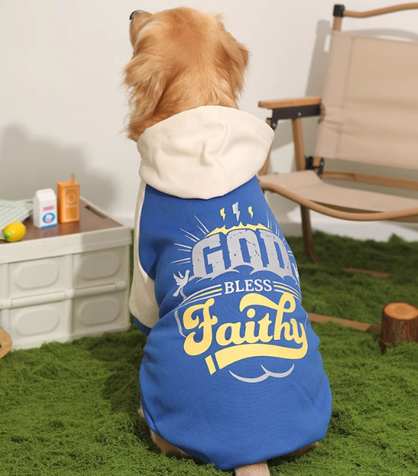 Dog clothes autumn and winter models Labrador medium and large dogs Border Collie pet cotton clothes Golden Retriever sweater winter warm