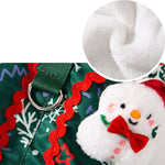 Katze Herbst und Winter Weihnachten Elch Weste kleiner Schneemann Baumwollmantel dicke Fleece Haustier Katzenkleidung