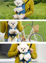 Dog chest bag portable travel small dog backpack out cat four-legged backpack cat bag pet dog bag