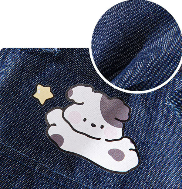 Salopette en denim rayée pour chat, vêtements fins à quatre pattes, mignons, automne et hiver, vêtements pour animaux de compagnie
