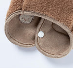 Cat clothes autumn and winter warm fleece coat for kittens Devon cat cute bear puppy vest pet clothing