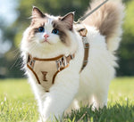 Cat traction rope three-proof lightweight versatile chest harness anti-breakaway special cat rope small dog rope cat walking rope