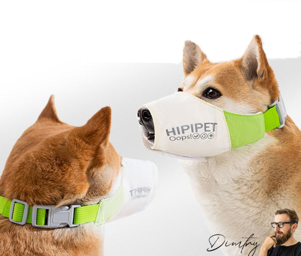 Dog outdoor sports style waterproof muzzle large dog golden retriever teddy anti-barking adjustable dog muzzle