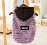 Otoño e invierno perro jacquard Shu algodón terciopelo Corgi abrigo de terciopelo de dos patas Dachshund perros pequeños y medianos ropa cálida para perros