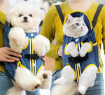 Dog chest bag portable travel small dog backpack out cat four-legged backpack cat bag pet dog bag