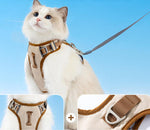 Cat traction rope three-proof lightweight versatile chest harness anti-breakaway special cat rope small dog rope cat walking rope