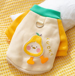 Otoño e Invierno perro lindo mochila de dibujos animados gato sudadera de dos patas terciopelo fino cálido Bichon Teddy ropa para perros