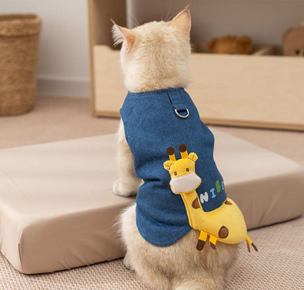 Neue Haustierkleidung für Herbst und Winter, warm, kuschelig, für Kätzchen und Zweibeiner