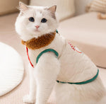 Neue Haustierkleidung für Herbst und Winter, warm, kuschelig, für Kätzchen und Zweibeiner