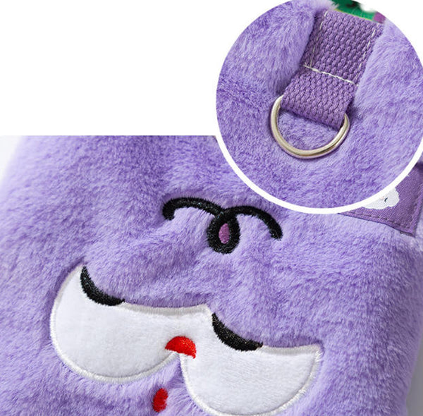 Nouveaux vêtements pour animaux de compagnie dessin animé imitation fourrure de lapin chaton chaud avec écharpe gilet Devon chat poupée vêtements pour chat