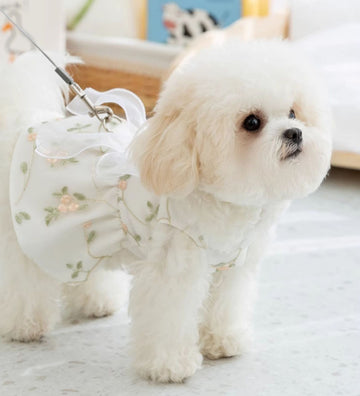 Neue Frühling und Sommer Welpen dreidimensionale Schleife Kleid Katze Prinzessin Stil Rock dünne Haustier Hund Kleidung