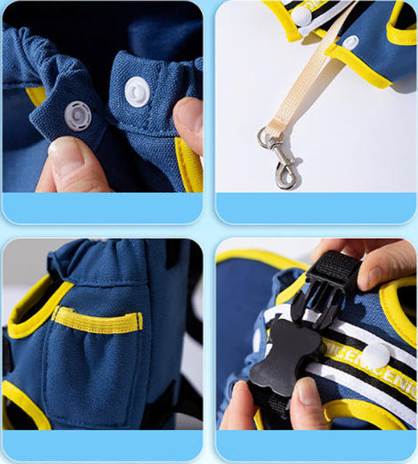 Dog chest bag portable travel small dog backpack out cat four-legged backpack cat bag pet dog bag