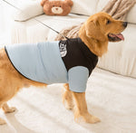 Manteau en coton épissé à deux pattes chaud, simple et à la mode pour chiens de taille moyenne et grande en automne et en hiver, vêtements pour chiens de grande taille golden retriever