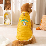 Autumn and winter dog warm medium and large dog golden retriever thick cotton coat border collie Samoyed pet clothes