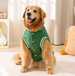 Autumn and winter dog warm medium and large dog golden retriever thick cotton coat border collie Samoyed pet clothes