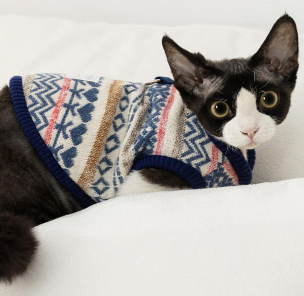 Neue Haustierkleidung für Herbst und Winter, warm, kuschelig, für Kätzchen und Zweibeiner