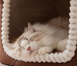 New cat bed autumn and winter warm enclosed pet house dog house cat villa cat bed