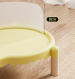 Cat bowl ceramic cat food bowl dog drinking water bowl high foot neck double bowl anti-splash dog bowl dog bowl pet supplies