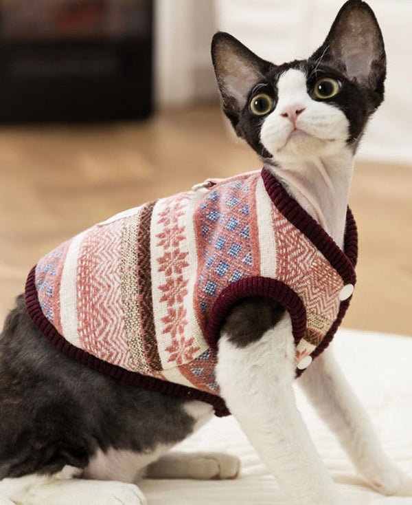 Neue Haustierkleidung für Herbst und Winter, warm, kuschelig, für Kätzchen und Zweibeiner