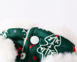 Autumn and winter dog three-dimensional accessories Christmas cotton vest warm holiday festive Teddy Bichon pet clothes
