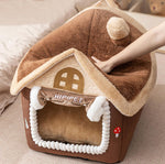 New cat bed autumn and winter warm enclosed pet house dog house cat villa cat bed