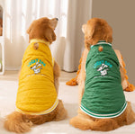 Autumn and winter dog warm medium and large dog golden retriever thick cotton coat border collie Samoyed pet clothes