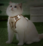 Cat traction rope three-proof lightweight versatile chest harness anti-breakaway special cat rope small dog rope cat walking rope