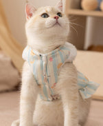 Vollständig bedruckte Traktionsweste für Katzen, dickes Fleece für Herbst/Winter, zweibeinige ärmellose Haustierkleidung für Devon-Katzen und Welpen