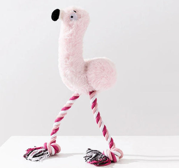 Jouet couineur en peluche Crazy Zoo pour chiens de petite et moyenne taille, soulageant la poussée dentaire et l'ennui, jouet compagnon pour bichon frisé