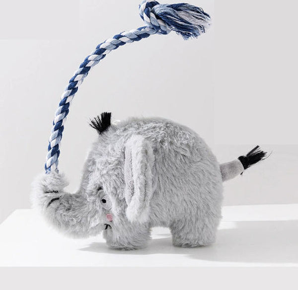 Jouet couineur en peluche Crazy Zoo pour chiens de petite et moyenne taille, soulageant la poussée dentaire et l'ennui, jouet compagnon pour bichon frisé