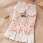 New pet clothing Yorkshire Terrier Bichon autumn thin traction ladies dress dog clothes