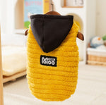 Otoño e invierno perro jacquard Shu algodón terciopelo Corgi abrigo de terciopelo de dos patas Dachshund perros pequeños y medianos ropa cálida para perros