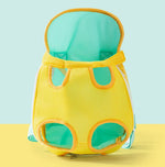 Cartoon cute little bear dog chest bag cat bag outing portable bag dog backpack