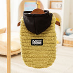 Otoño e invierno perro jacquard Shu algodón terciopelo Corgi abrigo de terciopelo de dos patas Dachshund perros pequeños y medianos ropa cálida para perros