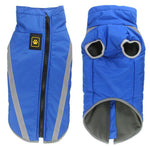 Autumn and winter new dog clothes reflective warm dog outdoor jacket