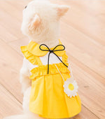 New spring and summer thin cute puppy and cat vest skirt