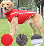 Autumn and winter new dog clothes reflective warm dog outdoor jacket