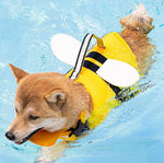 Dog swimsuit cute animal shape life jacket