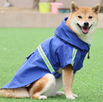New large, medium and small dog cloak-style reflective raincoat