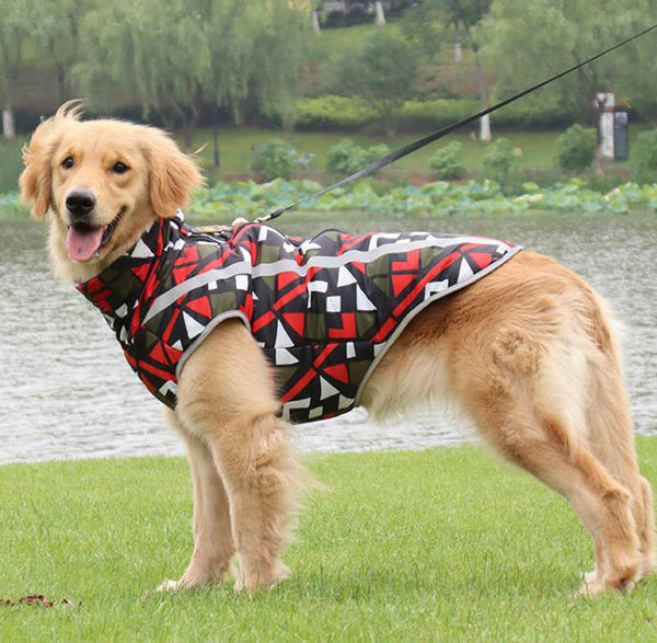 ropa para mascotas otoño e invierno nuevas chaquetas deportivas al aire libre, trajes a prueba de frío, impermeables impermeables, ropa de esquí