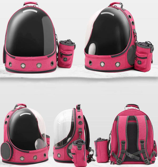 Der neue transparente Haustier-Raumrucksack für Katzen und Hunde