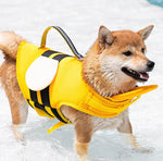 Dog swimsuit cute animal shape life jacket
