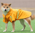 New large, medium and small dog cloak-style reflective raincoat